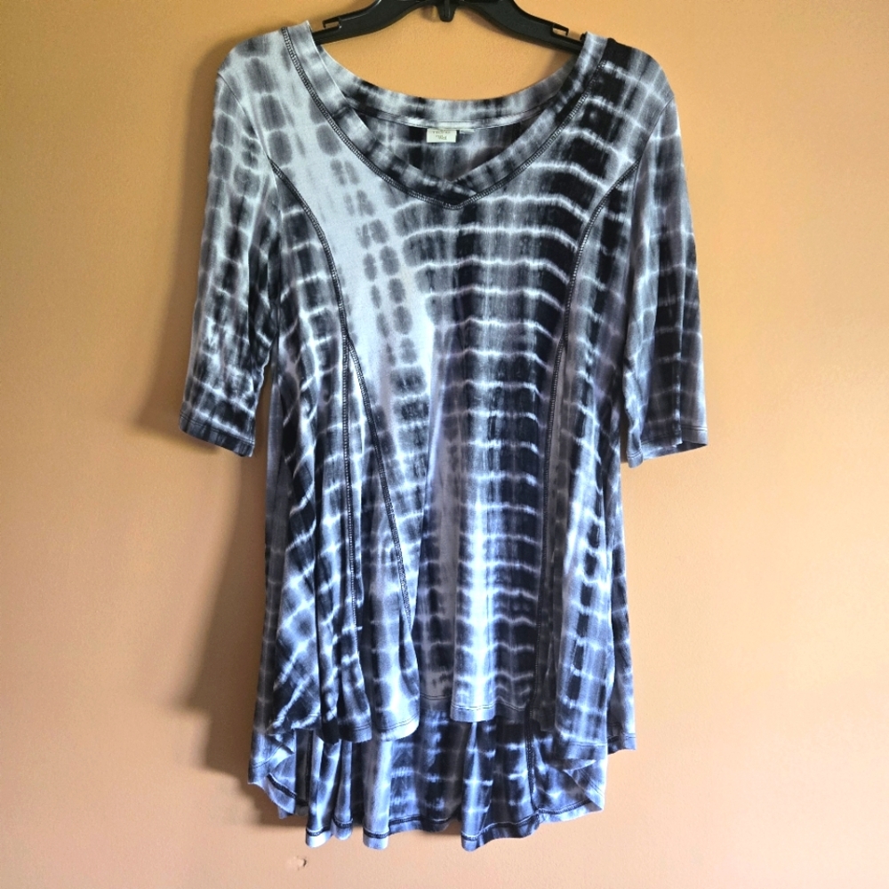Saint Tropez Tie Dye Flare Top PTP=16"